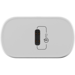 Зарядний пристрій Globex USB-C 20W FastPower white (20WC1A)