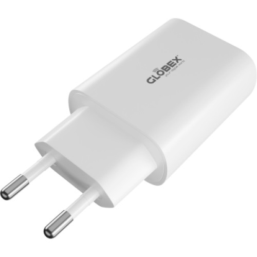 Зарядное устройство Globex USB-C 20W FastPower white (20WC1A)