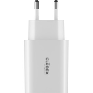 Зарядний пристрій Globex USB-C 20W FastPower white (20WC1A)