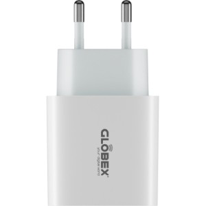 Зарядний пристрій Globex USB-C 20W FastPower white (20WC5A)