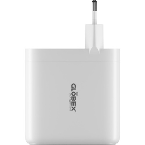 Зарядное устройство Globex GaN 1xUSB + 3xUSB-C 120W FastPower white (GaN120WA3C)