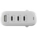 Зарядное устройство Globex GaN 1xUSB + 3xUSB-C 120W FastPower white (GaN120WA3C)