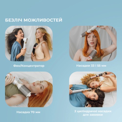 Стайлер Cecotec Bamba CeramicCare 12in1 AirGlam Champagne (CCTC-00249)