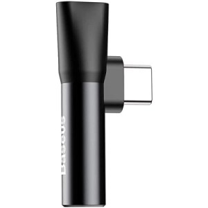 Перехідник USB-C M to USB-C F + 3.5mm F black Baseus (CATL41-01)
