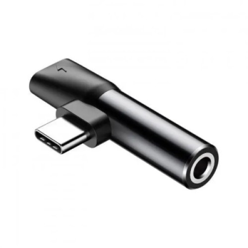 Переходник USB-C M to USB-C F + 3.5mm F black Baseus (CATL41-01) Переходник USB-C M to USB-C F + 3.5mm F black Baseus (CATL41-01)