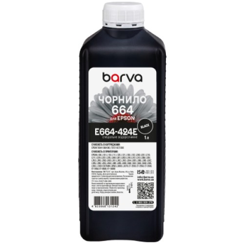 Чернила Barva Epson 664 1 л, special black (E664-424e) Чернила Barva Epson 664 1 л, special black (E664-424e)