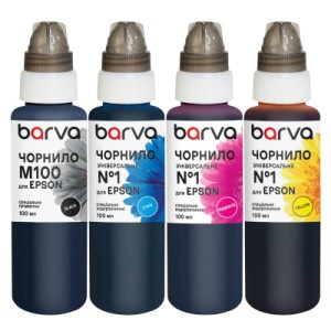 Чорнило Barva Epson Home XP 4х100, special, pigmented BK+C/M/Y (E17-100-MP)