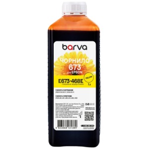 Чорнило Barva Epson 673 1 л, special, yellow (E673-468e)