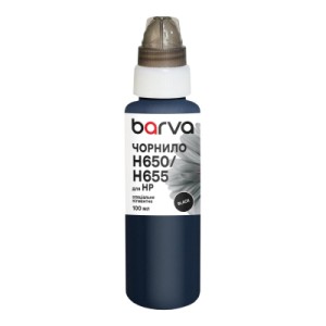 Чорнило Barva HP 122/178/650/655 100 мл, special, pigmented black (H655-396e)