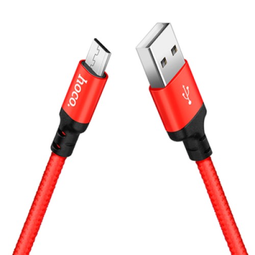 Дата кабель USB 2.0 AM to Micro 5P 1.0m X14 red HOCO (6957531062851) Дата кабель USB 2.0 AM to Micro 5P 1.0m X14 red HOCO (6957531062851)