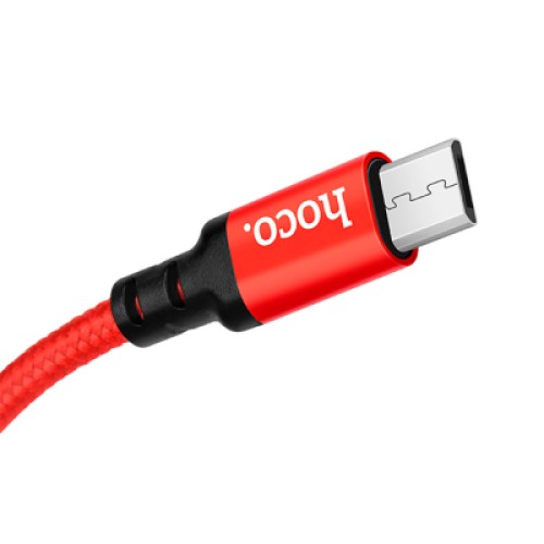 Дата кабель USB 2.0 AM to Micro 5P 1.0m X14 red HOCO (6957531062851) Дата кабель USB 2.0 AM to Micro 5P 1.0m X14 red HOCO (6957531062851)