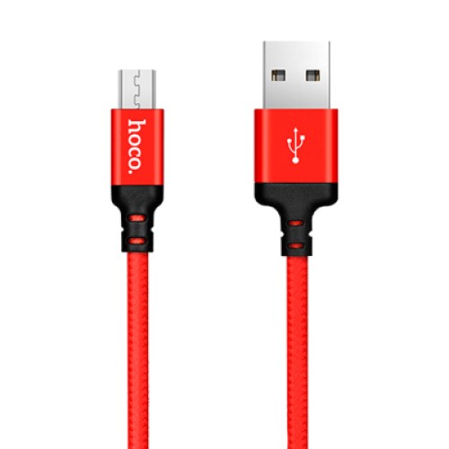 Дата кабель USB 2.0 AM to Micro 5P 1.0m X14 red HOCO (6957531062851) Дата кабель USB 2.0 AM to Micro 5P 1.0m X14 red HOCO (6957531062851)