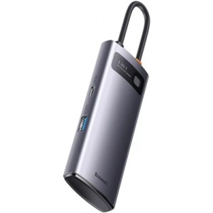 Концентратор Baseus USB-C 4-in-1 4xUSB 3.0 gray (WKWG070013)
