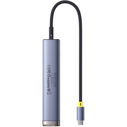 Концентратор Baseus USB-C 7-Port HDMI 4K60Hz + 2xUSB 3.0 + PD + SD/TF 3.0 + 3.5mm gray (B00052803811-02) Концентратор Baseus USB-C 7-Port HDMI 4K60Hz + 2xUSB 3.0 + PD + SD/TF 3.0 + 3.5mm gray (B00052803811-02)