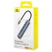 Концентратор Baseus USB-C 7-Port HDMI 4K60Hz + 2xUSB 3.0 + PD + SD/TF 3.0 + 3.5mm gray (B00052803811-02) Концентратор Baseus USB-C 7-Port HDMI 4K60Hz + 2xUSB 3.0 + PD + SD/TF 3.0 + 3.5mm gray (B00052803811-02)