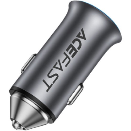 Зарядное устройство Acefast 1xUSB-C + 1xUSB 95W car adapter B16 black (6974316284970)