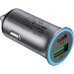 Зарядное устройство Acefast 1xUSB-C + 1xUSB 95W car adapter B16 black (6974316284970)