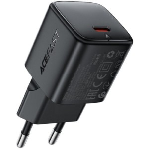 Зарядний пристрій Acefast 1xUSB-C 30W GaN A118 black (6974316284994)