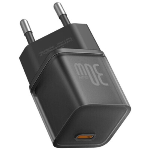 Зарядное устройство Baseus 1xUSB-C 30W GaN5S black (P10162504113-00)
