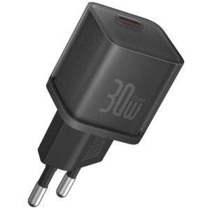 Зарядний пристрій Baseus 1xUSB-C 30W GaN5S black (P10162504113-00)