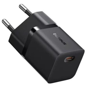 Зарядний пристрій Baseus 1xUSB-C 25W GaN5 black (P10110909113-00)