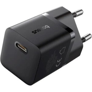 Зарядний пристрій Baseus 1xUSB-C 25W GaN5 black (P10110909113-00)