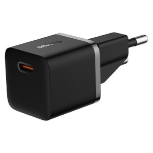 Зарядний пристрій Baseus 1xUSB-C 20W GaN5 black (CCGN050101)