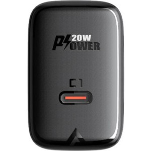 Зарядний пристрій Acefast 1xUSB-C PD20W A1 black (6974316280033)
