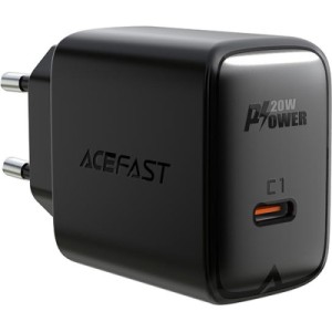 Зарядний пристрій Acefast 1xUSB-C PD20W A1 black (6974316280033)