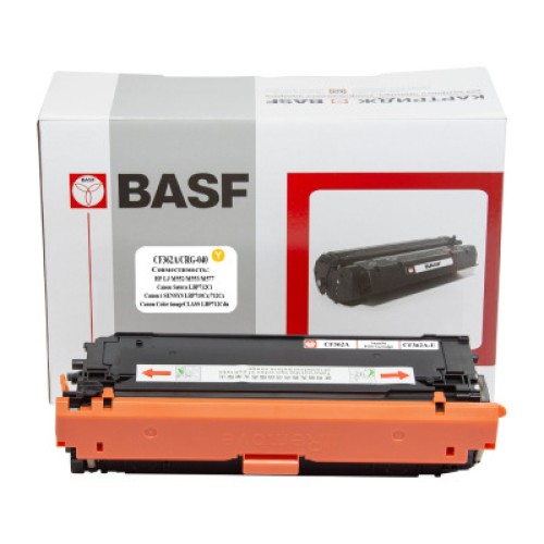 Тонер-картридж BASF HP LJ M552/CF362A/508A/Canon 040 Yellow (KT-CF362A-U) Тонер-картридж BASF HP LJ M552/CF362A/508A/Canon 040 Yellow (KT-CF362A-U)