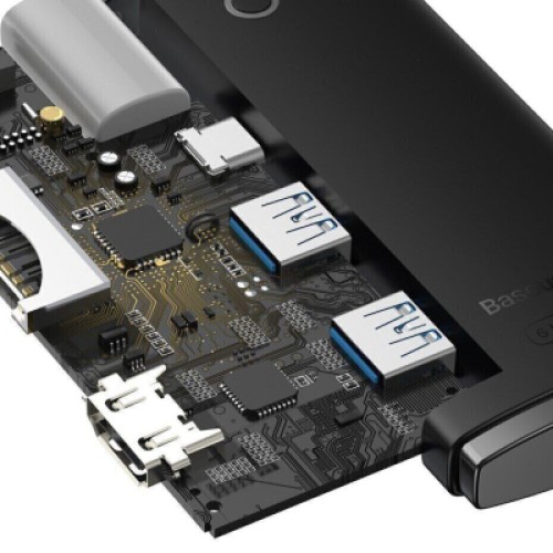 Переходник Baseus USB to 1xRJ45 100Mbps black (WKQX000001)