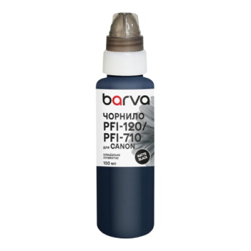Чернила Barva Canon PFI-120/PFI-710 100 мл, special, pigmented matte black (C120-893e)