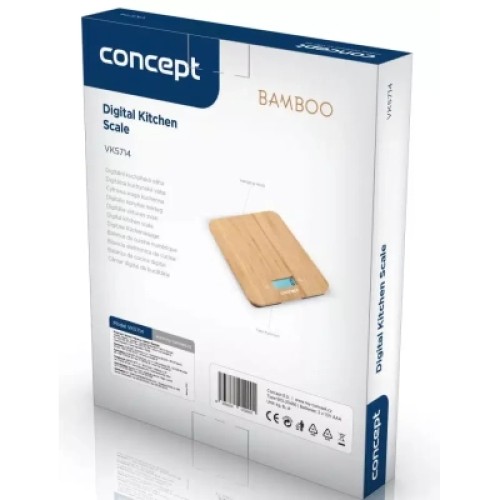 Весы кухонные Concept BAMBOO (VK5714)