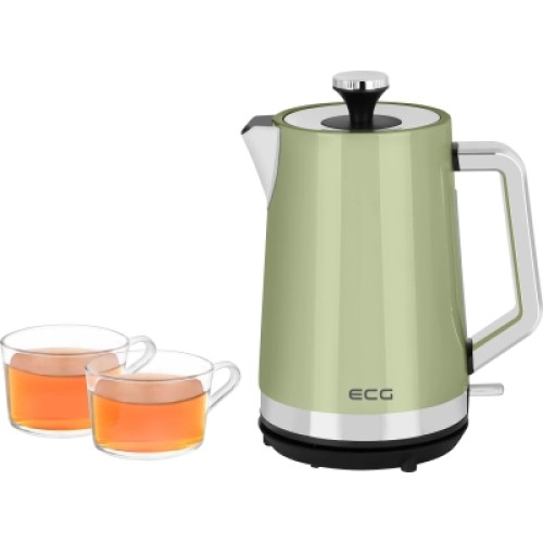 Электрочайник ECG RK 1766 Vintage Olive