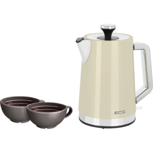 Электрочайник ECG RK 1766 Vintage Vanilla