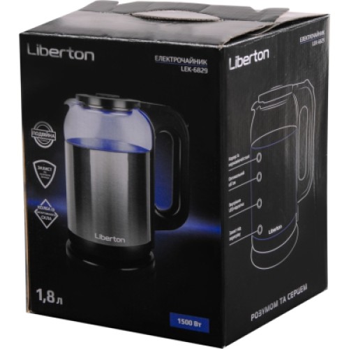 Электрочайник Liberton LEK-6829 Электрочайник Liberton LEK-6829