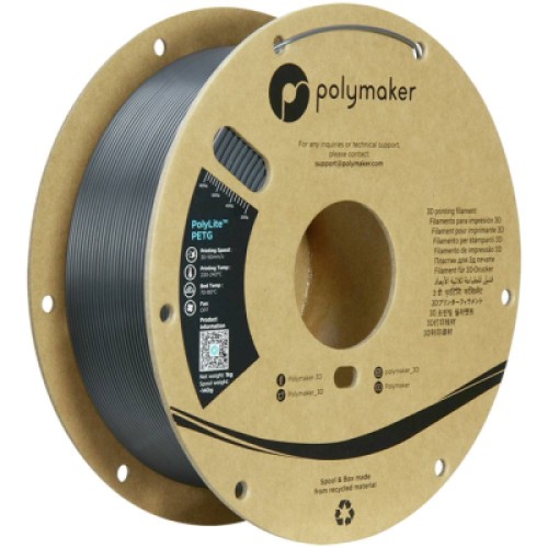 Пластик для 3D-принтера Polymaker PETG 1,75mm 1kg DARK GREY (PB01056) Пластик для 3D-принтера Polymaker PETG 1,75mm 1kg DARK GREY (PB01056)