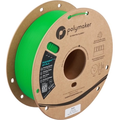 Пластик для 3D-принтера Polymaker HT-PLA 1,75mm 1kg GREEN (PA17006) Пластик для 3D-принтера Polymaker HT-PLA 1,75mm 1kg GREEN (PA17006)