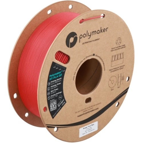 Пластик для 3D-принтера Polymaker HT-PLA-GF 1,75mm 1kg, POWER TOOL, RED (PA18007) Пластик для 3D-принтера Polymaker HT-PLA-GF 1,75mm 1kg, POWER TOOL, RED (PA18007)