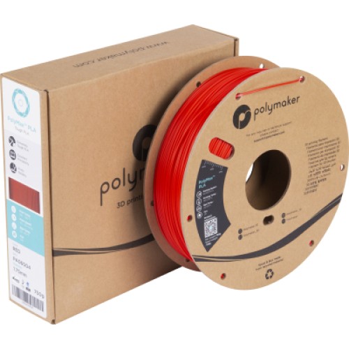 Пластик для 3D-принтера Polymaker TOUGH PLA 1,75mm 0,75kg RED (PA06004)