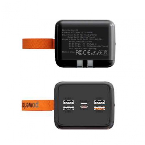 Батарея универсальная Aspiring Light 50 50000mAh PD/22.5W (PB-L50)