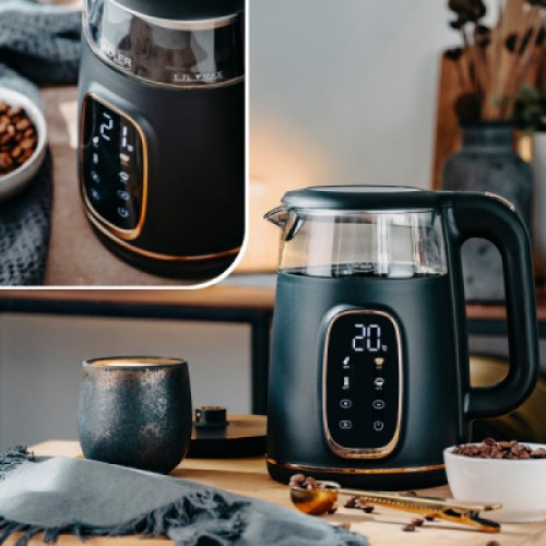 Электрочайник Adler AD 1305 black gold