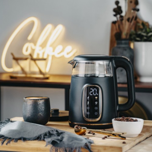 Электрочайник Adler AD 1305 black gold