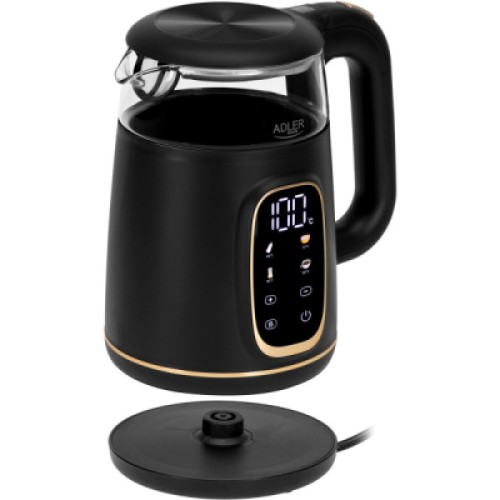 Электрочайник Adler AD 1305 black gold