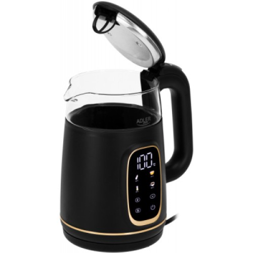 Электрочайник Adler AD 1305 black gold