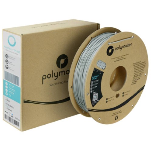 Пластик для 3D-принтера Polymaker TPU-90A 1,75mm 0,75kg GREY (PD02003) Пластик для 3D-принтера Polymaker TPU-90A 1,75mm 0,75kg GREY (PD02003)