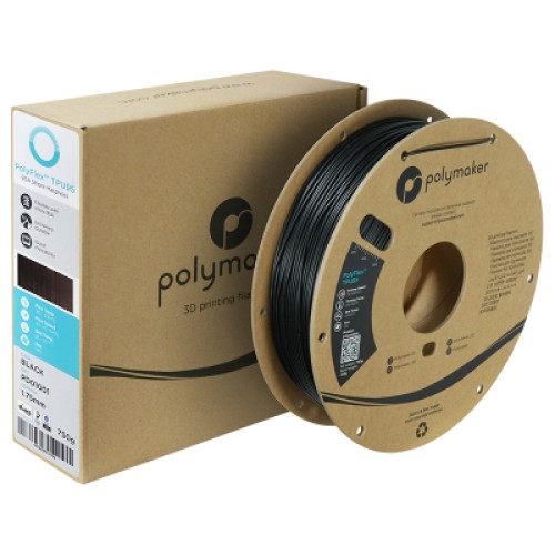 Пластик для 3D-принтера Polymaker TPU-95A 1,75mm 0,75kg BLACK (PD01001) Пластик для 3D-принтера Polymaker TPU-95A 1,75mm 0,75kg BLACK (PD01001)