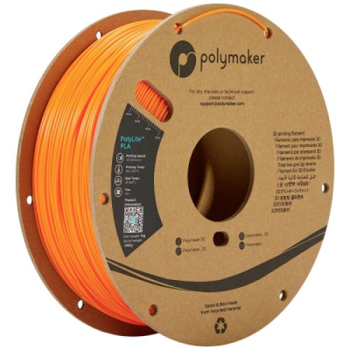 Пластик для 3D-принтера Polymaker PLA POLYLITE 1,75mm 1kg ORANGE (PA02008) Пластик для 3D-принтера Polymaker PLA POLYLITE 1,75mm 1kg ORANGE (PA02008)