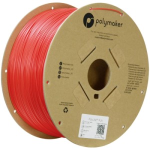 Пластик для 3D-принтера Polymaker PLA POLYLITE 1,75mm 3kg RED (PA02066)