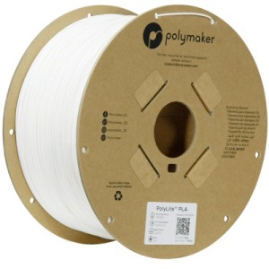 Пластик для 3D-принтера Polymaker PLA POLYLITE 1,75mm 3kg WHITE (PA02036)